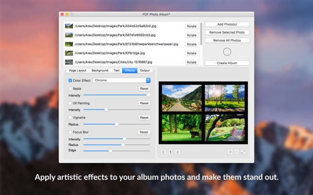 PDF Photo Album 1.1 for Mac Free Download