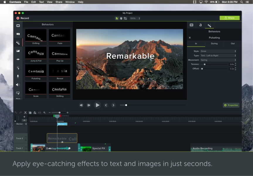 TechSmith Camtasia 2023.0.3 for Mac Free Download