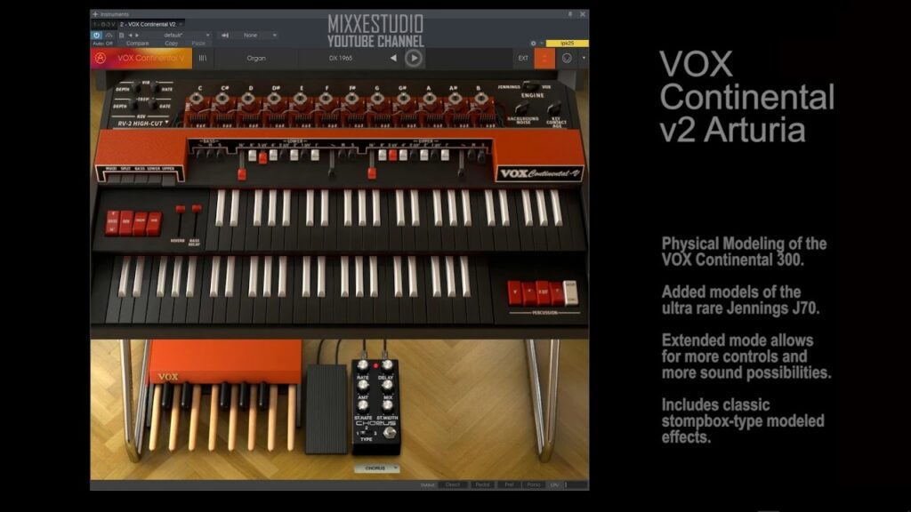 Arturia VOX Continental 2 for Mac Free Download