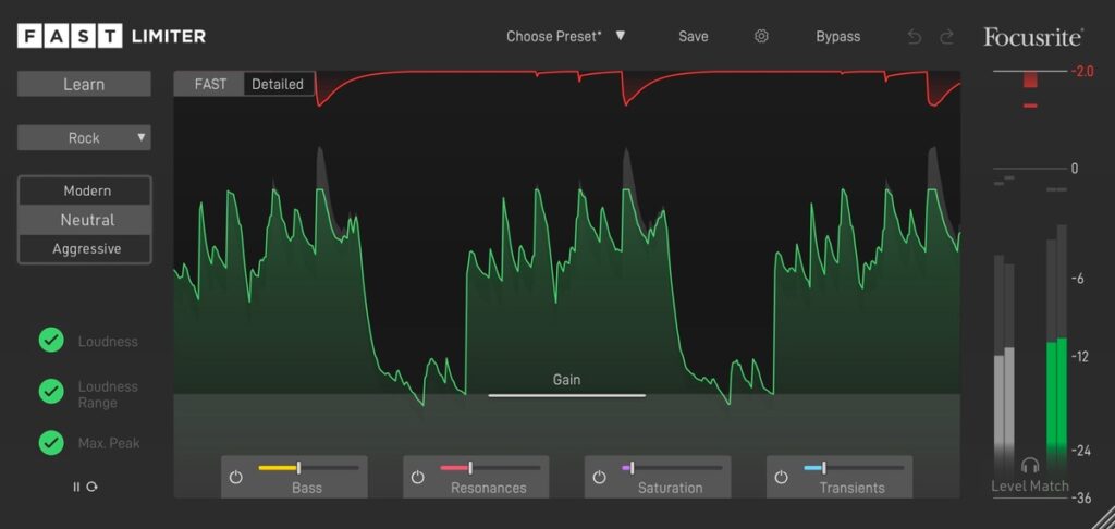 Focusrite FAST Limiter for Mac Free Download