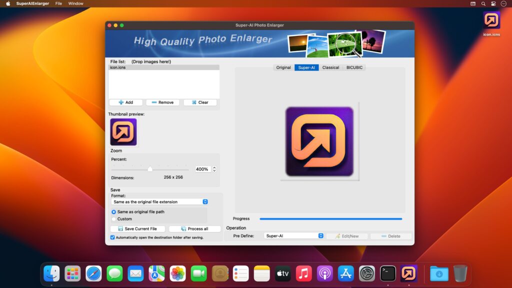 Super AI Photo Enlarger 2 for Mac Free Download