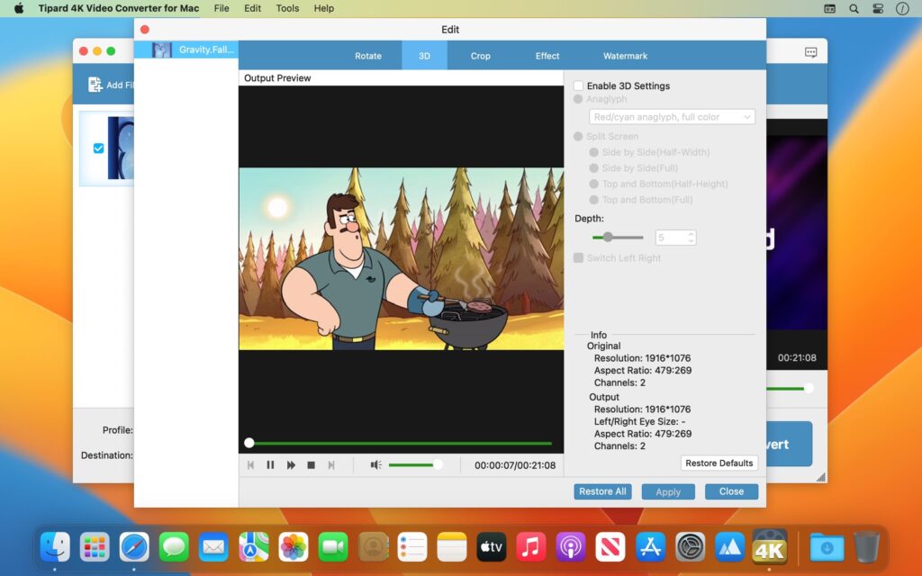 Tipard 4K Video Converter 9 or macOS Free Download