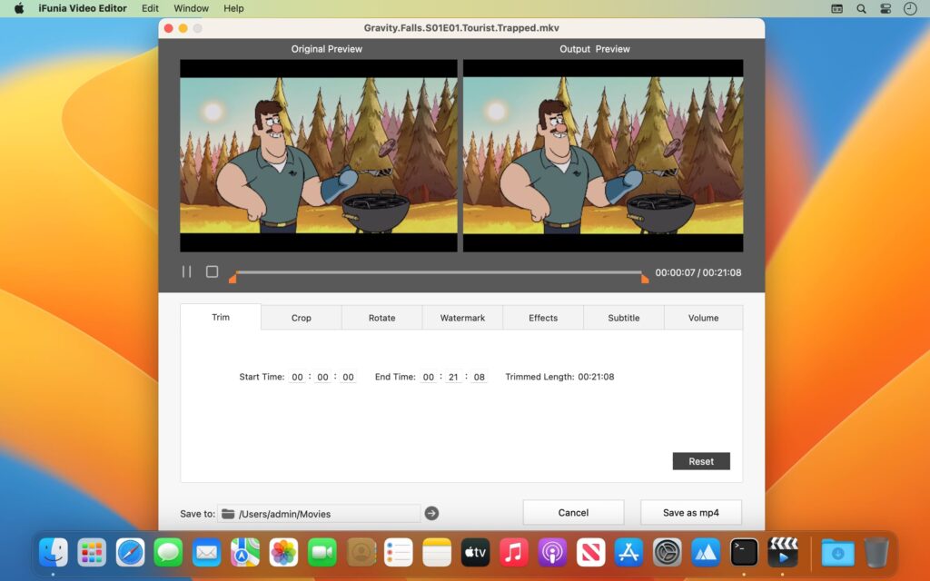 iFunia Video Editor 2023 for Mac Free Download