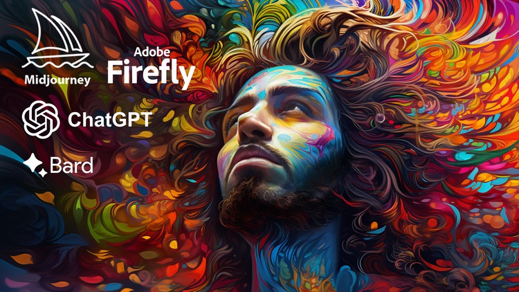 AI Powered Graphic Design – Midjourney, Firefly, GPT, Bard Course Free Download