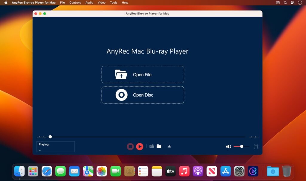 AnyRec Blu-ray Player for Mac Free Download