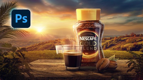 Photoshop Advertising Commercial- Nescafe Course Free Download