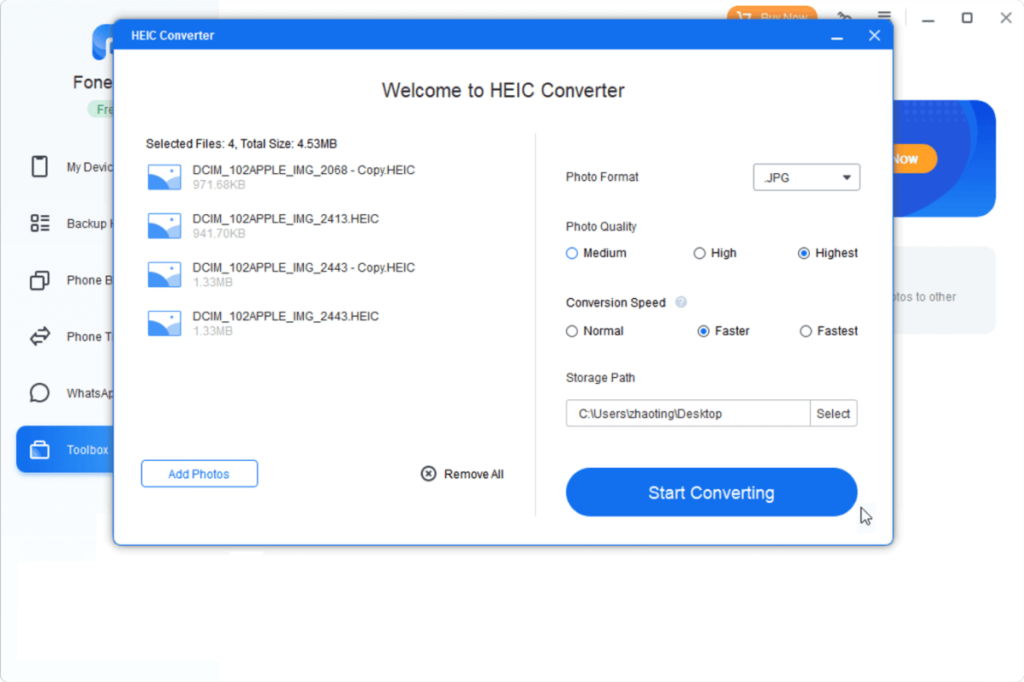 FoneLab HEIC Converter 1.0.20 for Mac Free Download
