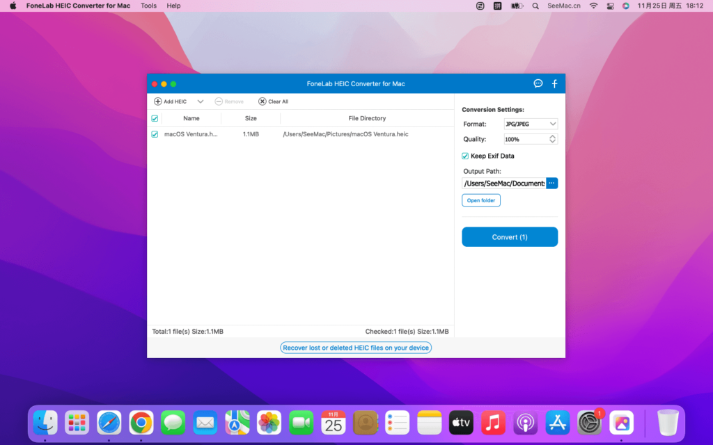 FoneLab HEIC Converter for Mac Free Download