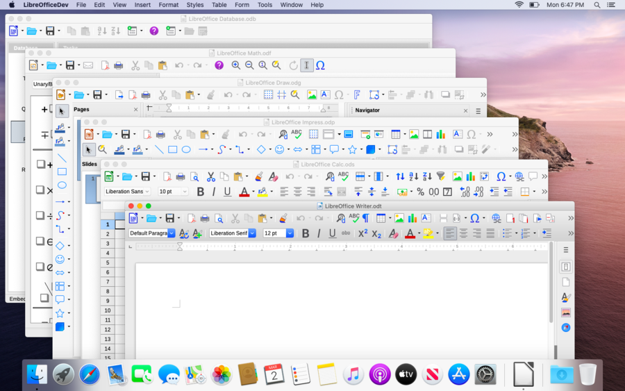 LibreOffice 7 for Mac Free Download