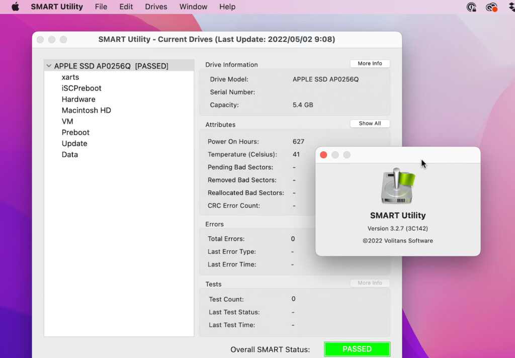 SMART Utility 3.2.7 for Mac Free Download