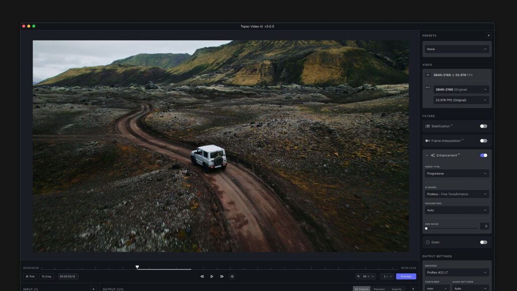 Topaz Labs Video AI 4 for Mac