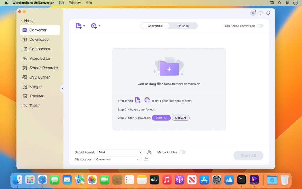 Wondershare UniConverter 2024 for Mac Free Download