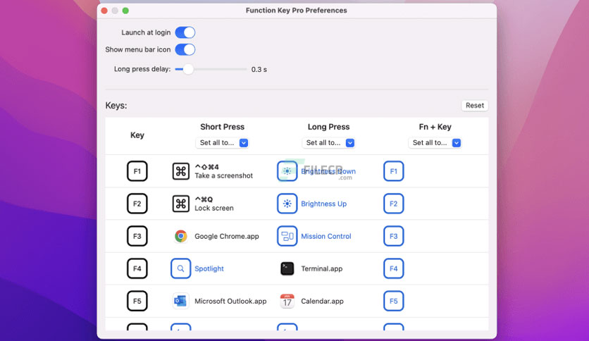 Function Key Pro 1.0.16 Free Download macOS