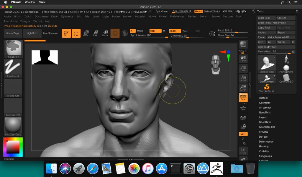 Pixologic Zbrush 2024 Free Download macOS