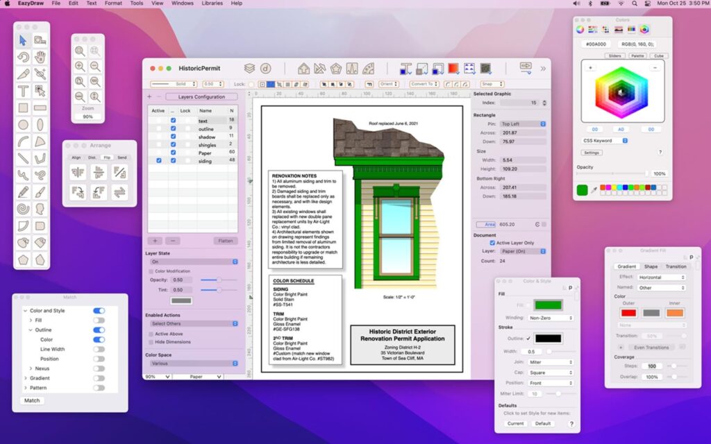 EazyDraw 2024 for macOS Free Download