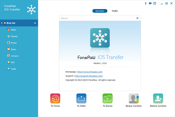 FonePaw iOS Transfer 2024 for Mac