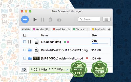Free Download Manager (FDM) 2024 for Mac Free Download