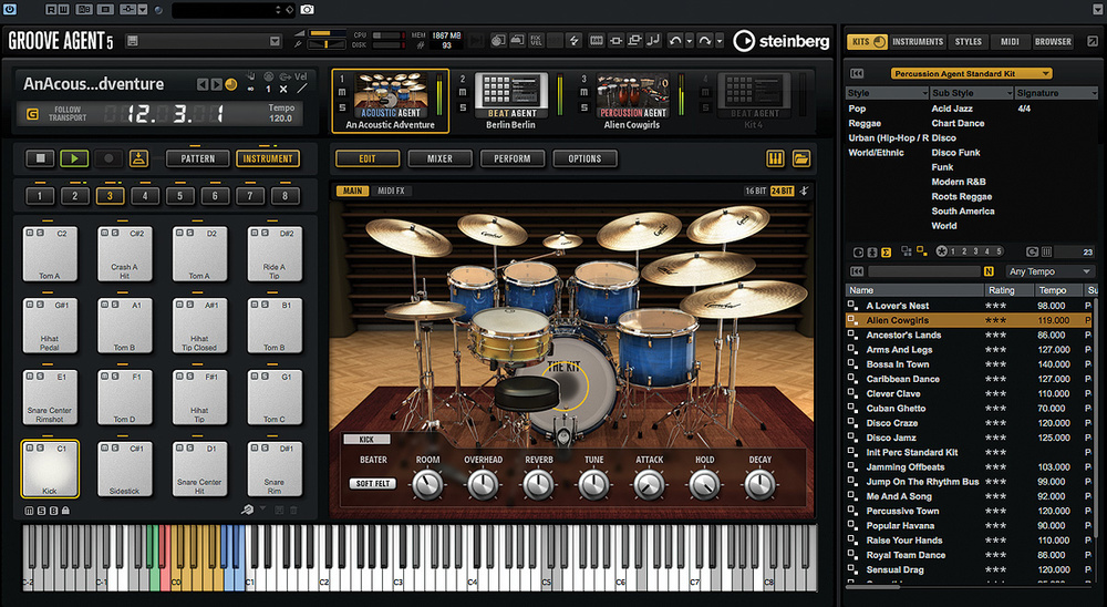 Steinberg Groove Agent 5 for Mac Free Download