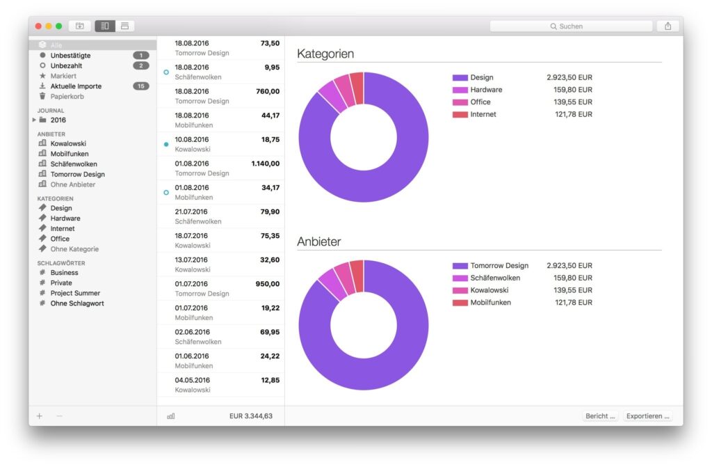 Dirk Holtwick Receipts for Mac Free Download MacWorld