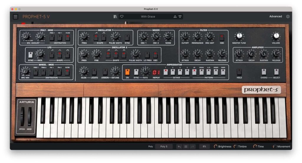 Arturia Prophet-5 V for Mac Download