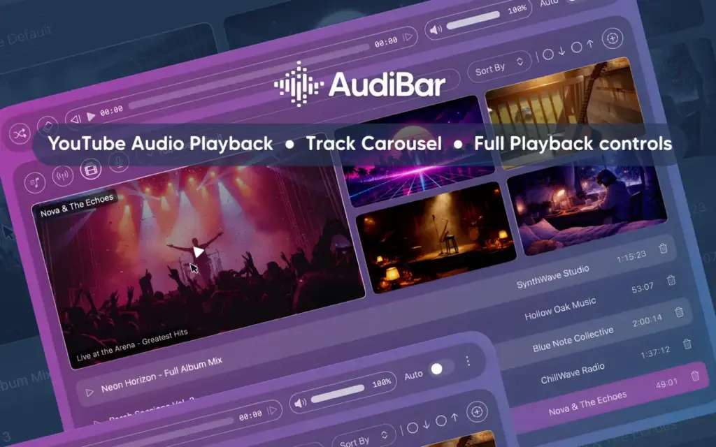 AudiBar for Mac