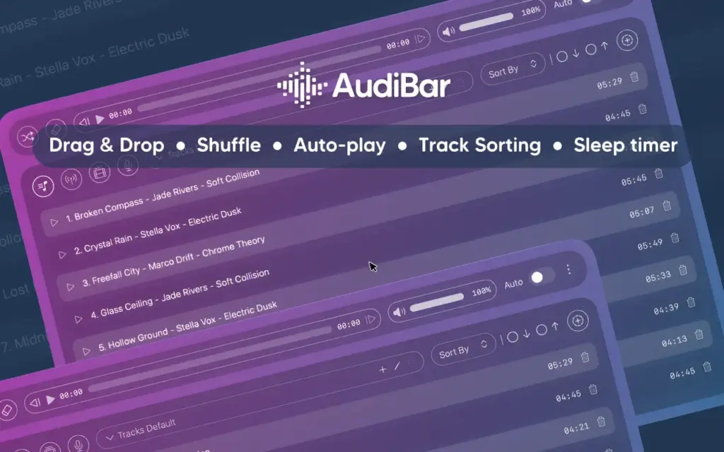 AudiBar for Mac Free Download