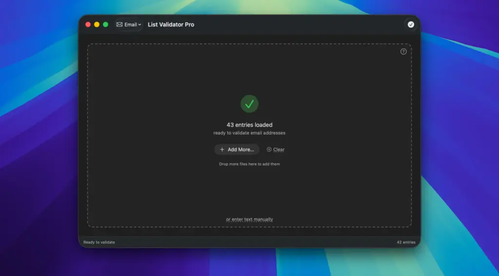 List Validator Pro for Mac Free Download