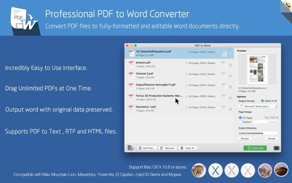 PDF to Word for Mac