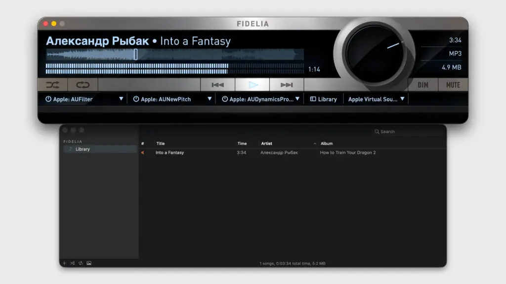 Audiofile Engineering Fidelia FOR mAC