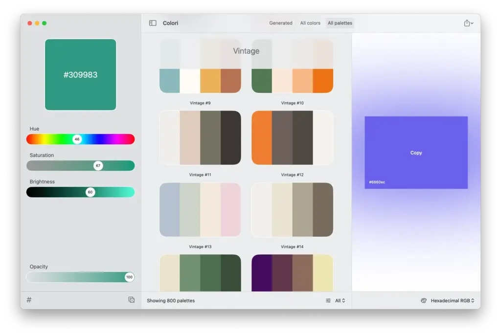 EnSili Colori for MacOS