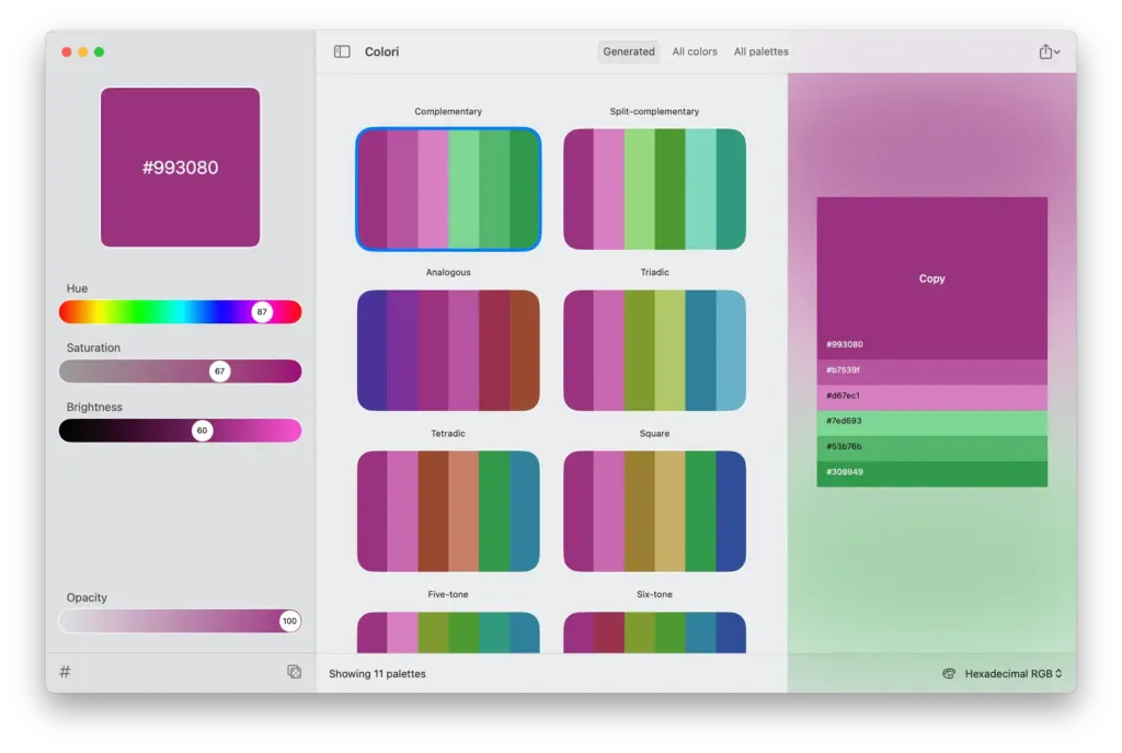 EnSili Colori for MacOS Free Download