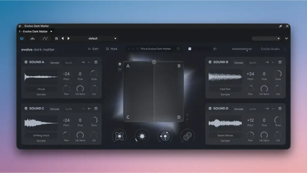 Excite Audio Evolve Dark Matter for Mac