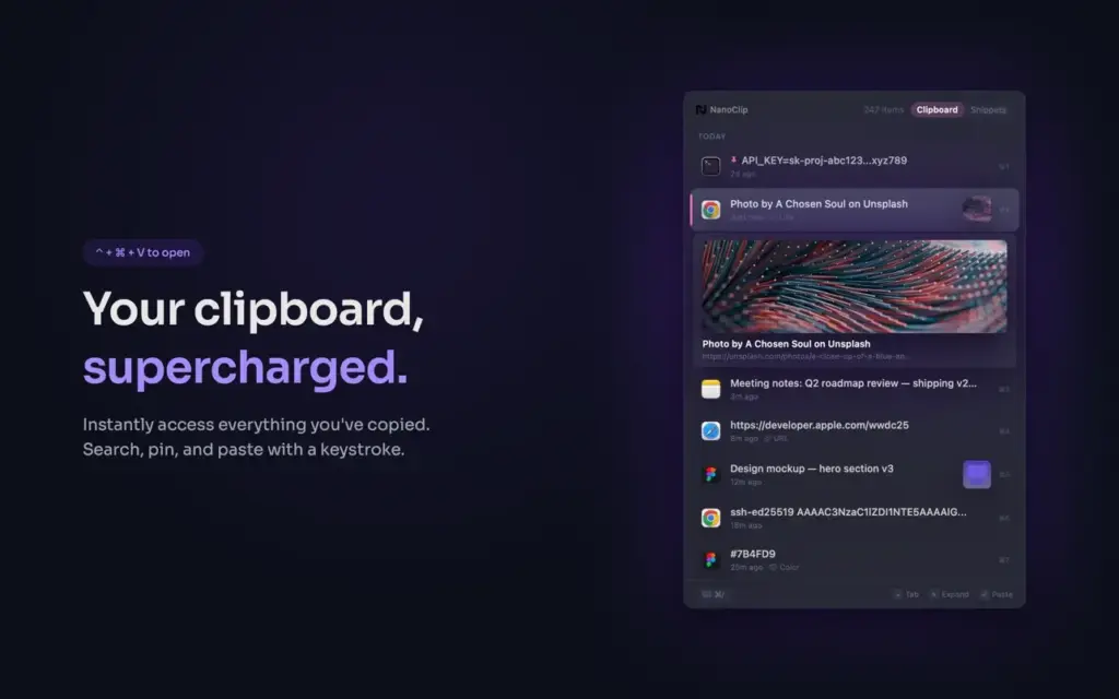 NanoClip for Mac