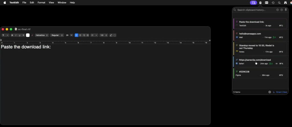 SaneClip for Mac Free Download