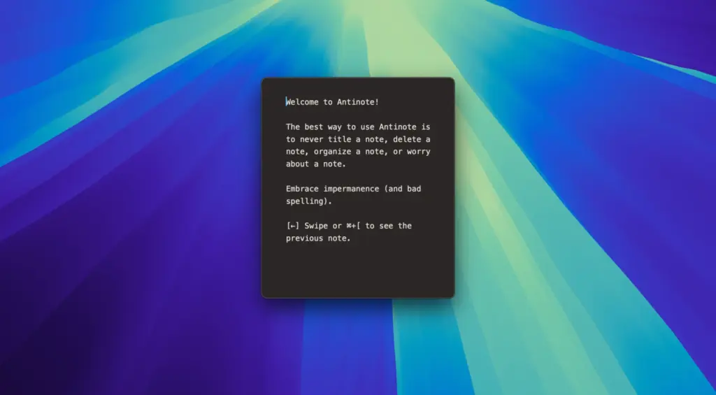 Antinote for Mac Free Download