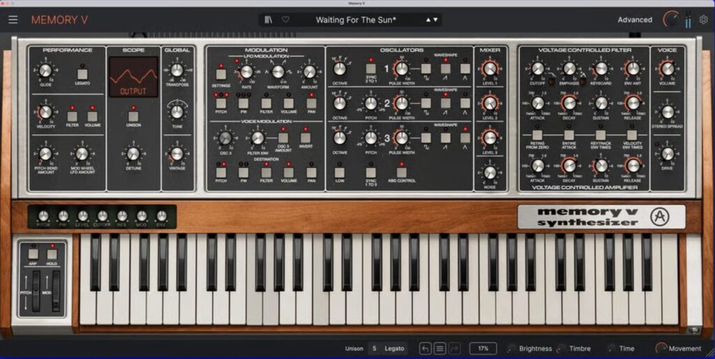 Arturia Memory-V for Mac Free Download