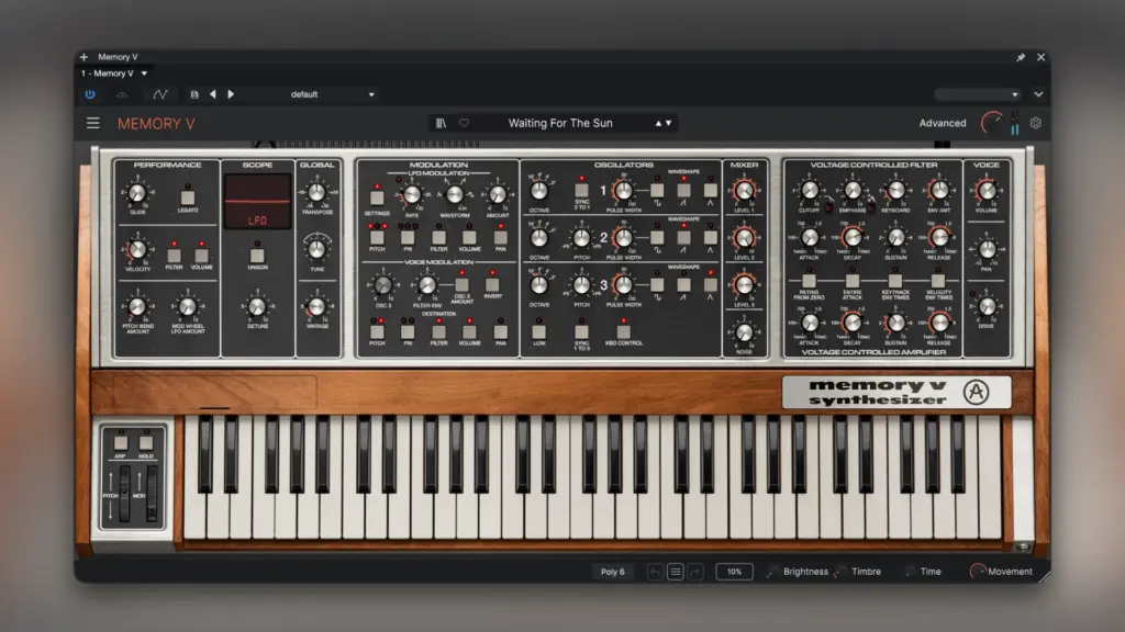 Arturia Memory-V for MacOS