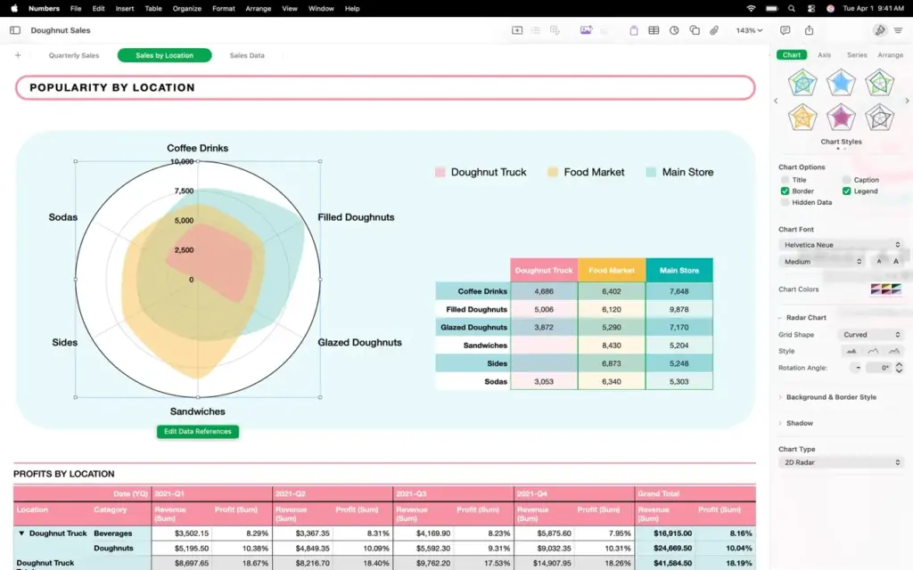Numbers Creator Studio for MacOS