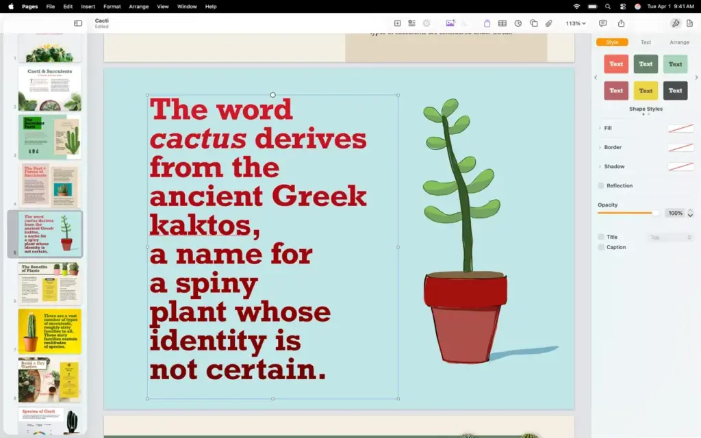 Pages Creator Studio for Mac