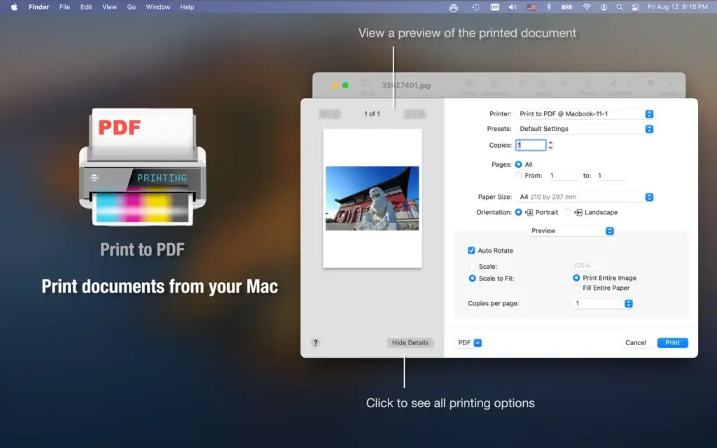Print to PDF Pro for MacOS