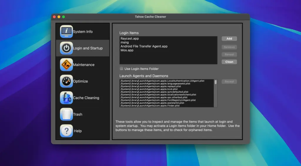 Tahoe Cache Cleaner for MacOS Free Download