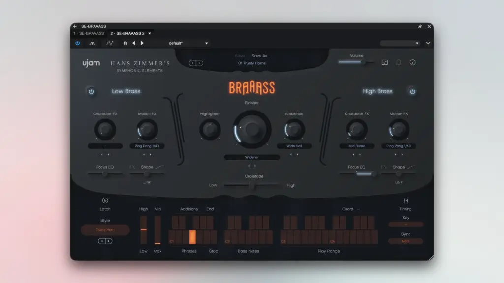 uJAM Symphonic Elements BRAAASS for Mac Free Download