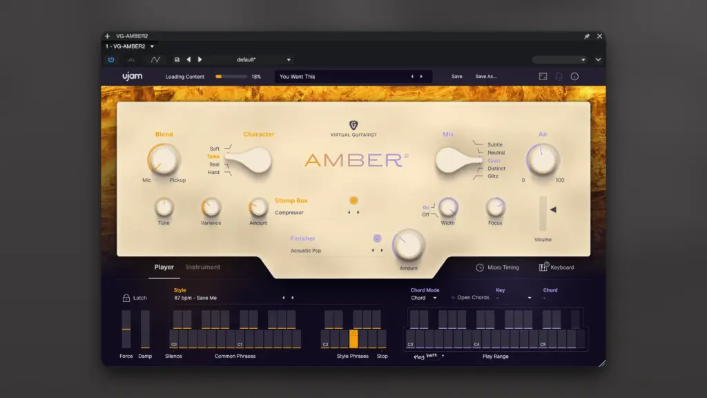 uJAM Virtual Guitarist AMBER 2 for Mac Free Download