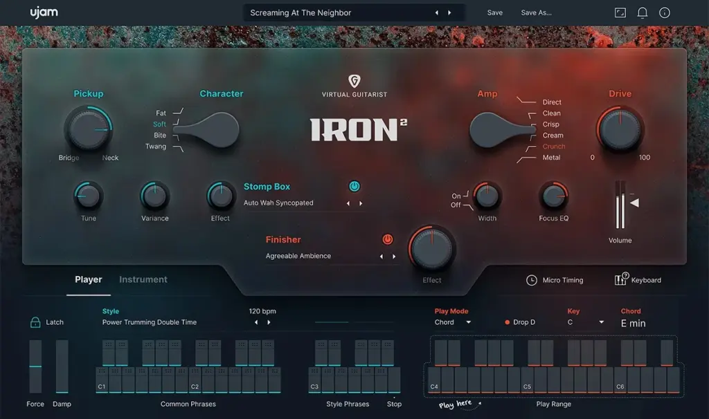 uJAM Virtual Guitarist IRON 2 for Mac Free Download