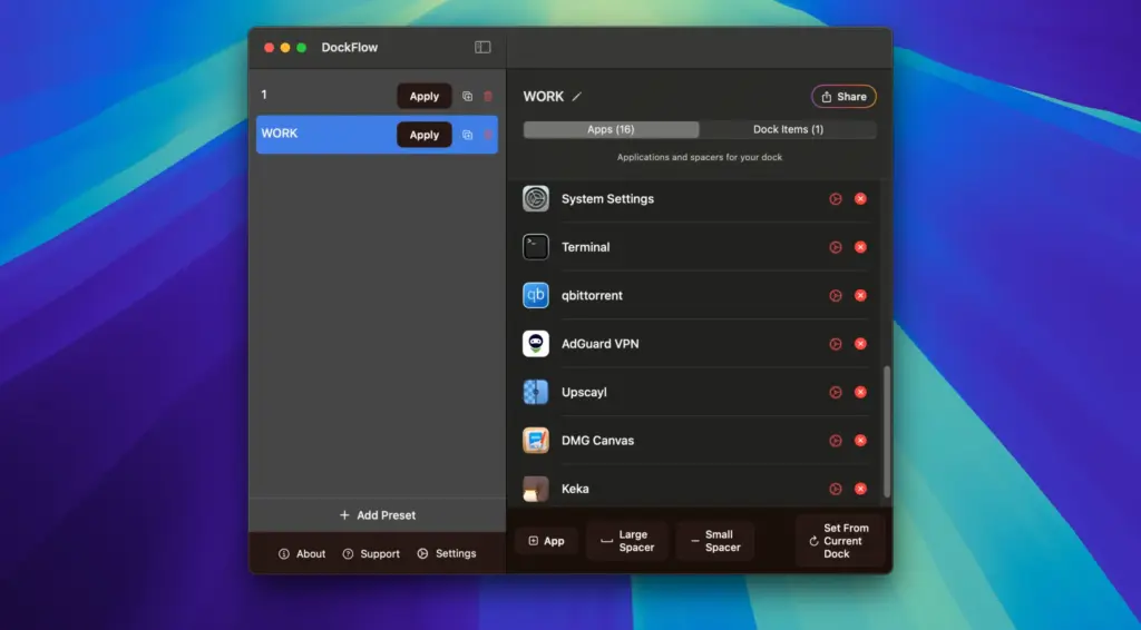 DockFlow for Mac Free Download