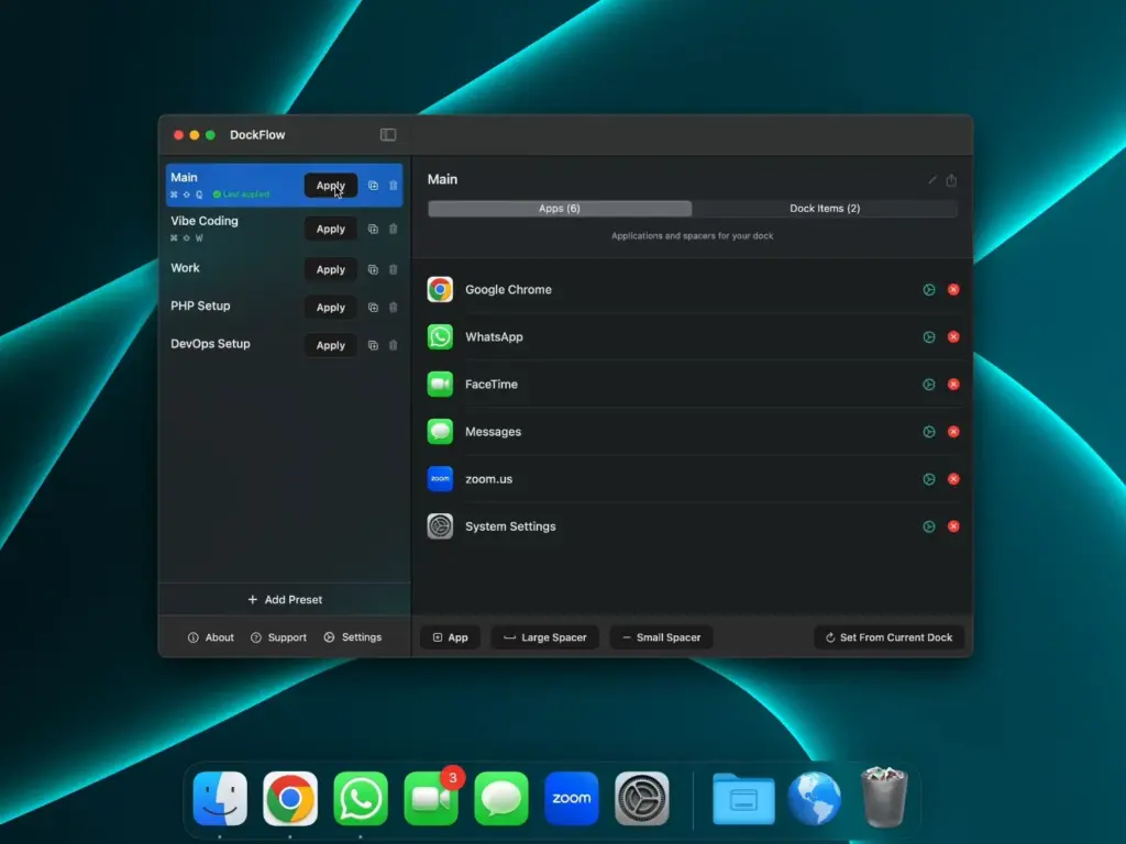 DockFlow for MacOS Free Download