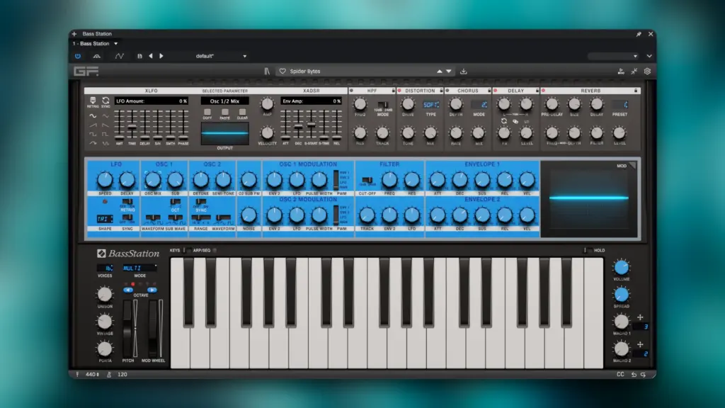 GForce Software Novation Bass Station for Mac Free Download