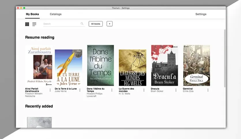 Thorium Reader for MacOS
