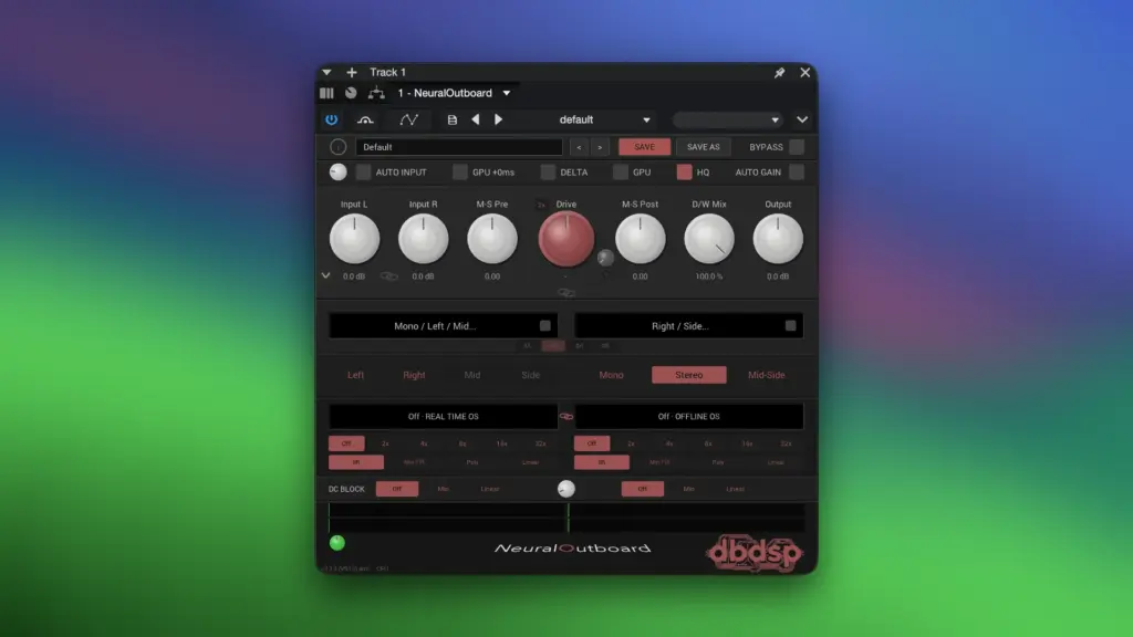 dbdsp NeuralOutboard for Mac Free Download