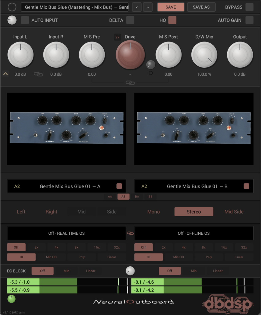 dbdsp NeuralOutboard for MacOS Free Download